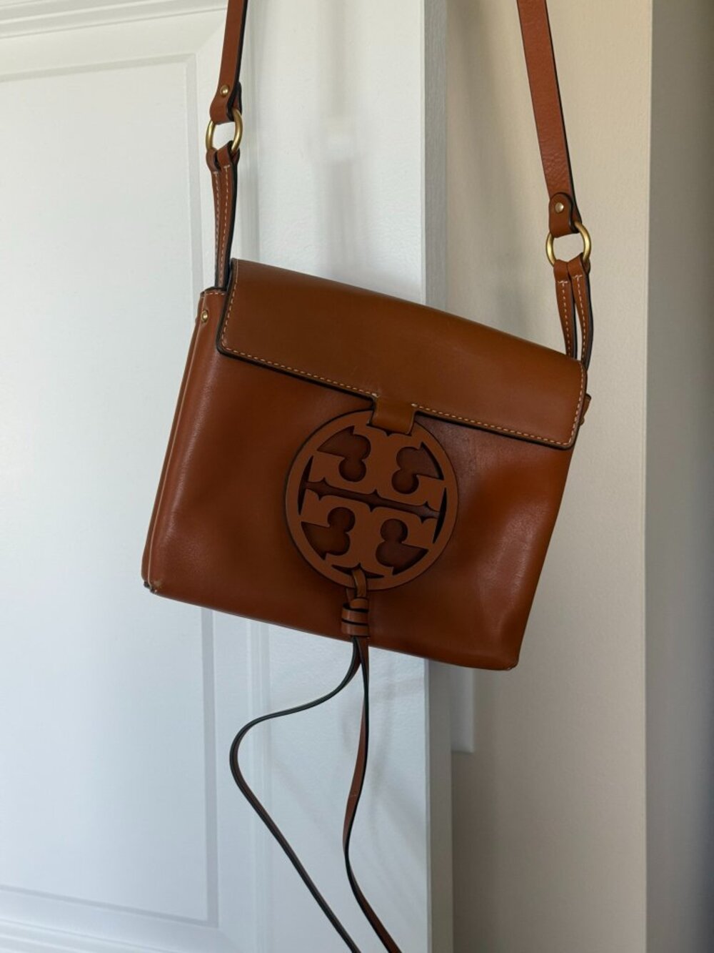 Tory Burch leather cross body mini bag